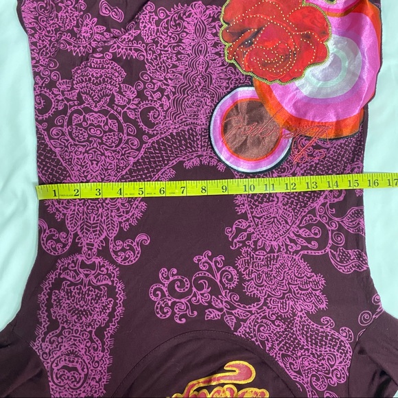 Desigual Long Sleeve Tunic Shirt Dress - Picture 8 of 11